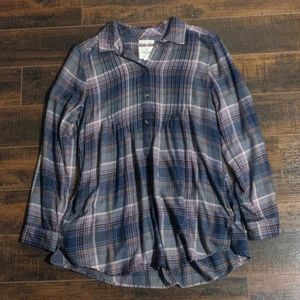 American Eagle Jegging Fit Plaid Flannel Shirt